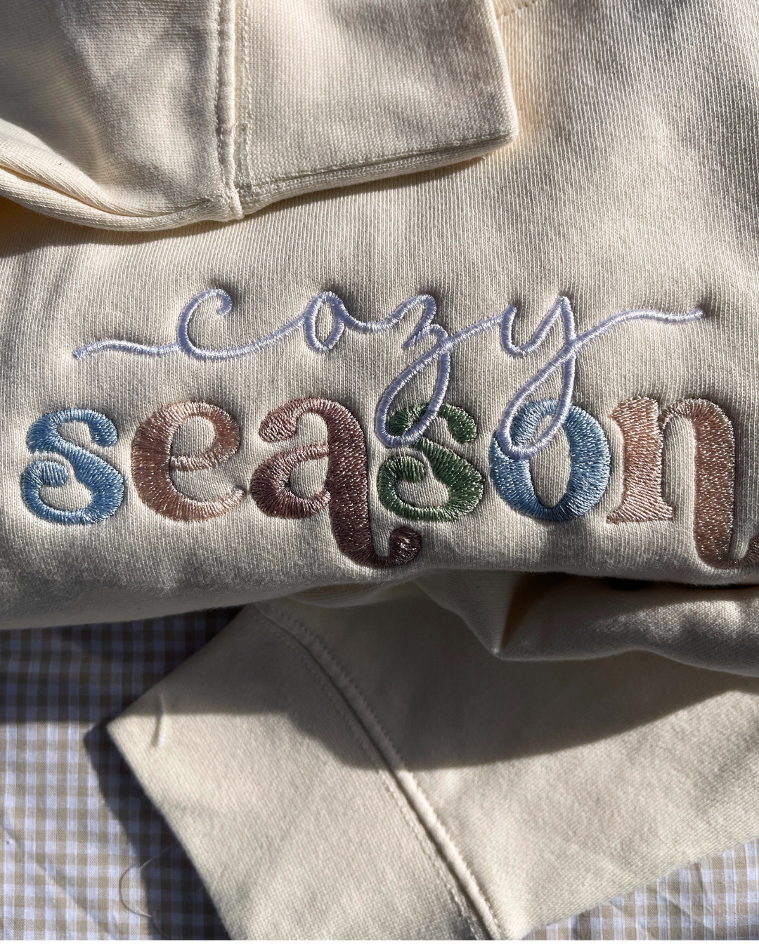 Cozy Season Embroidered Sweater