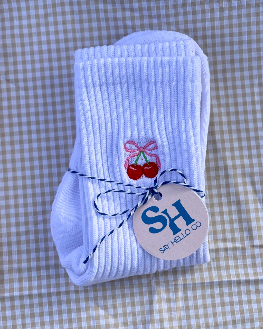 Cozy Embroidered Socks