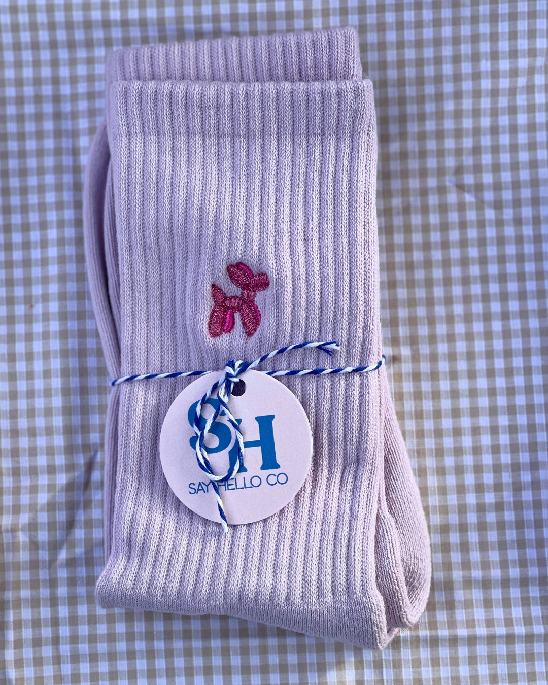 Cozy Embroidered Socks