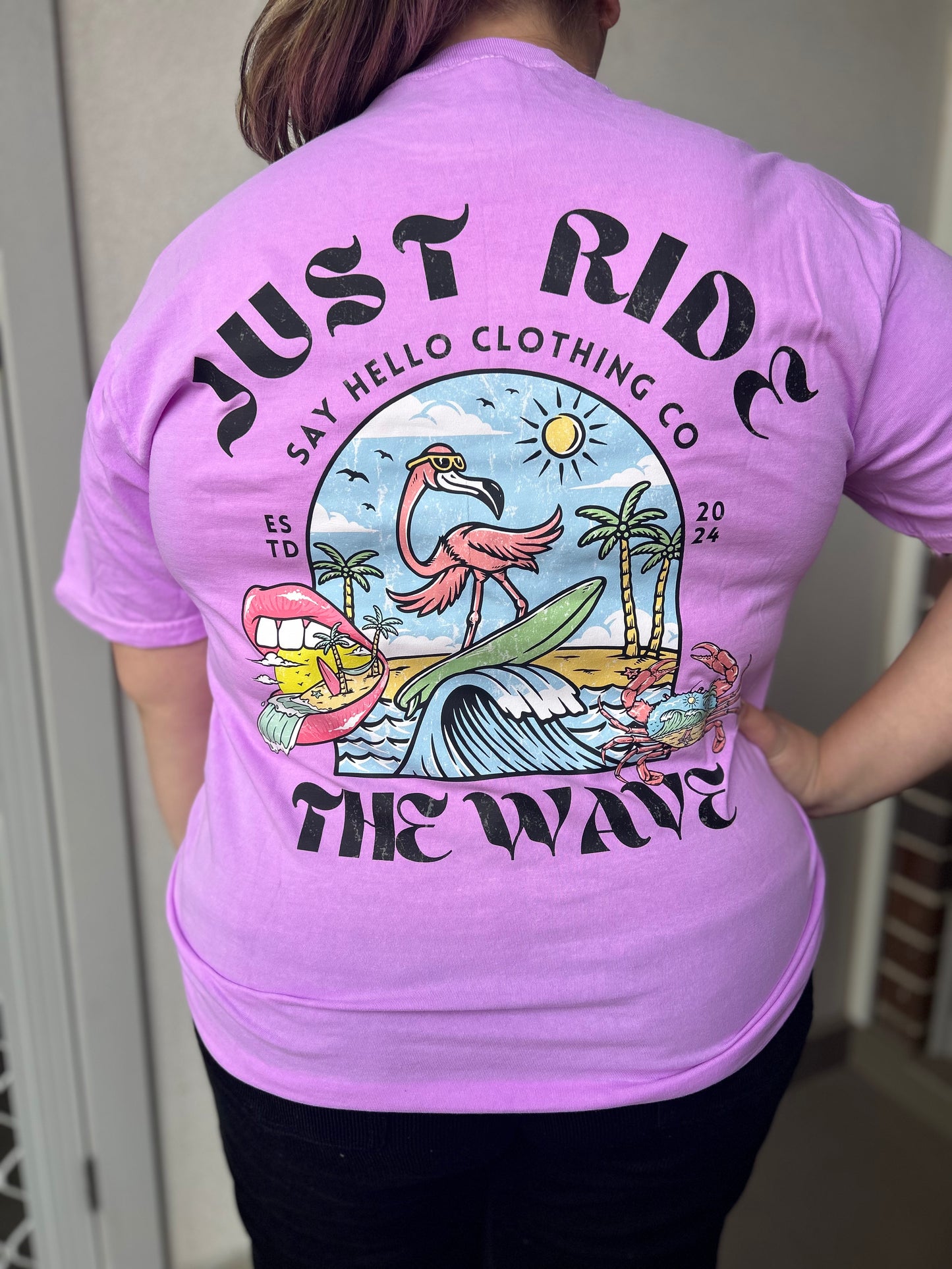 Ride the Wave AnxieTee – Embrace the Calm Amidst the Storm