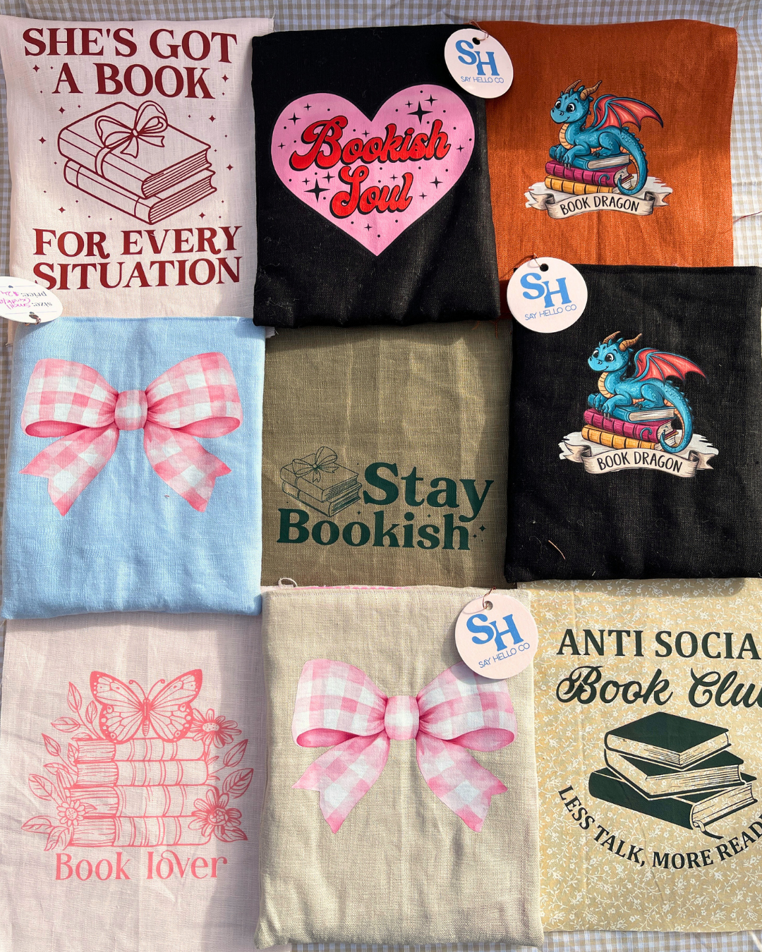 Linen book sleeve/kindle sleeve