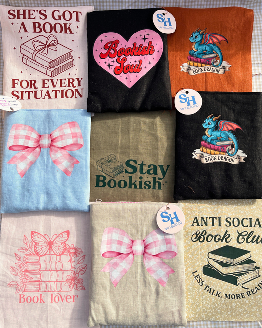 Linen book sleeve/kindle sleeve