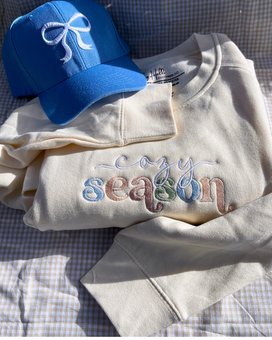 Cozy Season Embroidered Sweater
