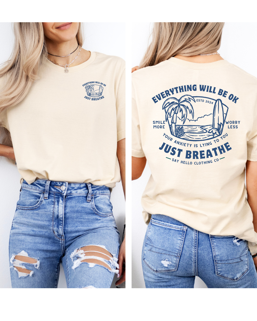 Just Breathe tee