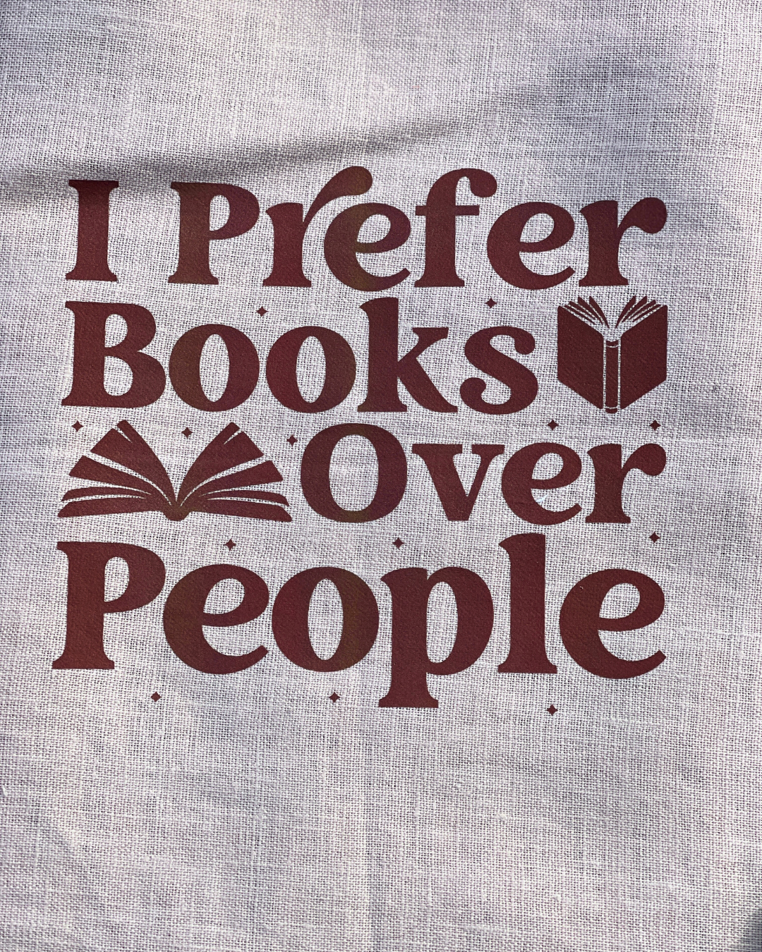 Medium Linen Book Sleeve