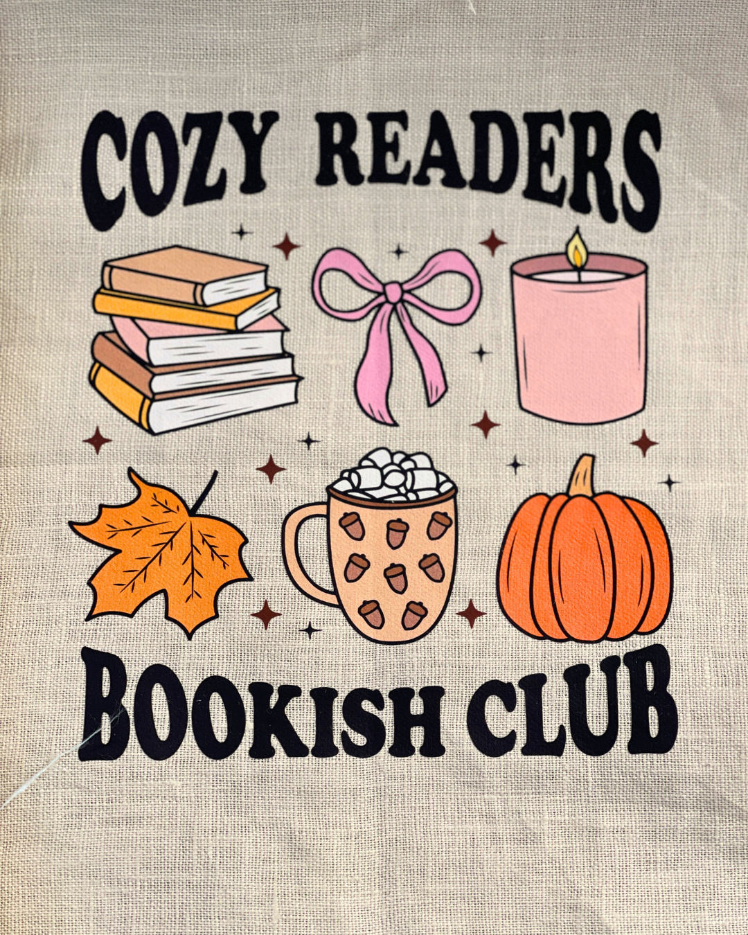 Large Linen book sleeve