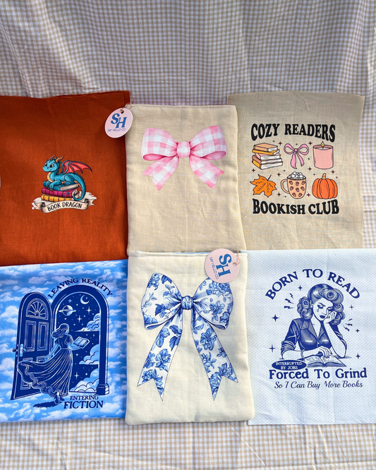 Medium Linen Book Sleeve