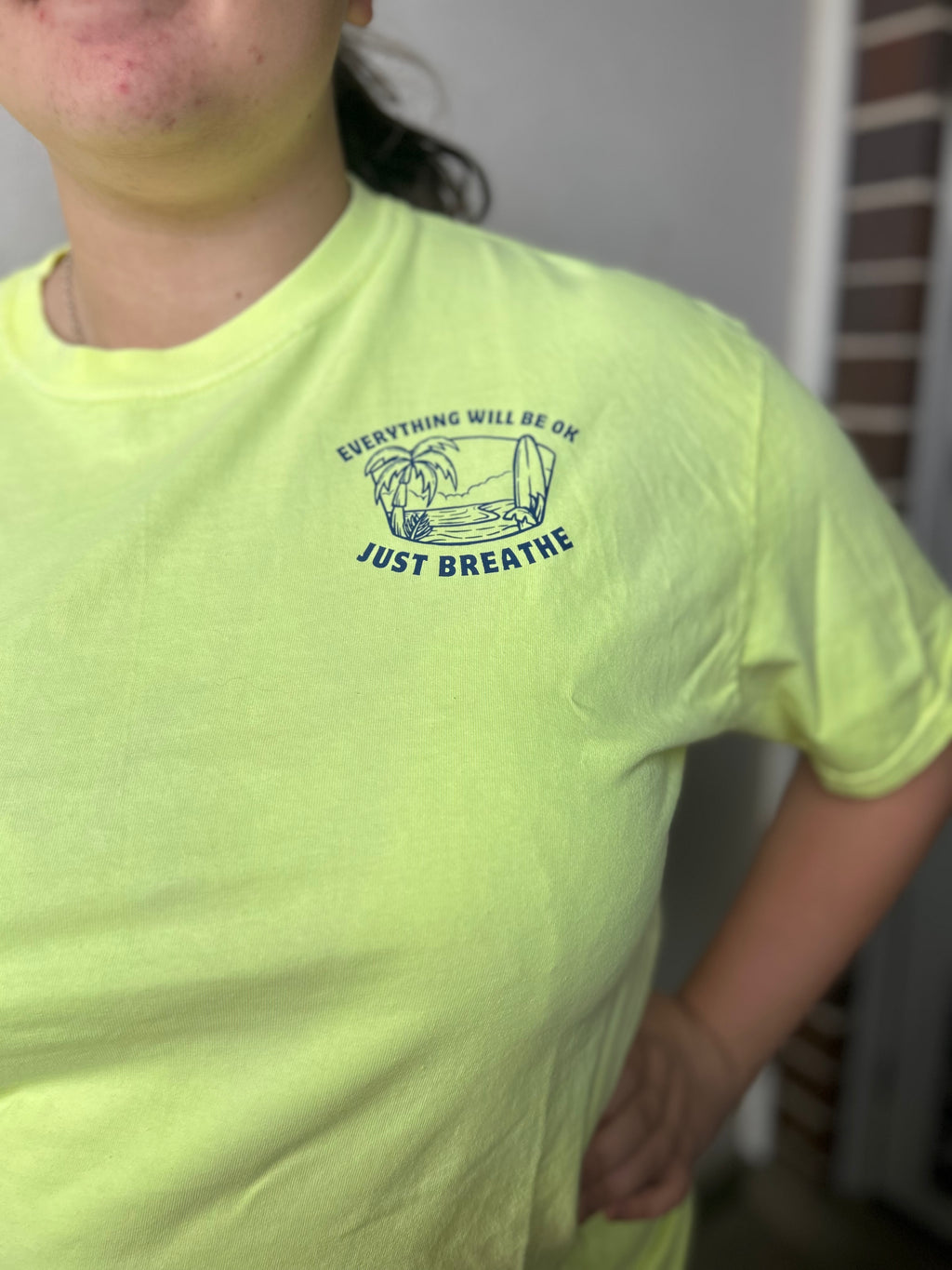 Just Breathe tee