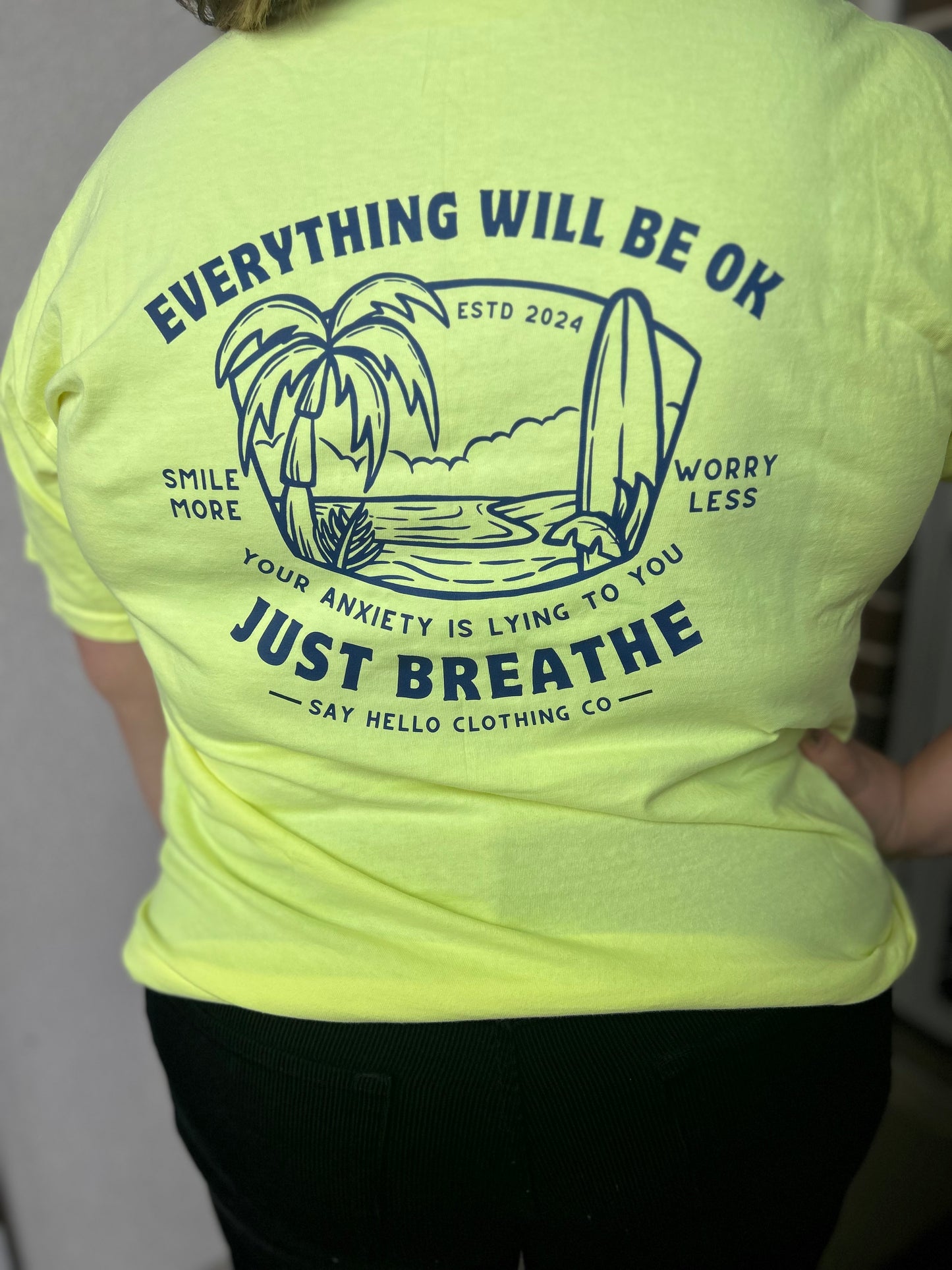 Just Breathe tee