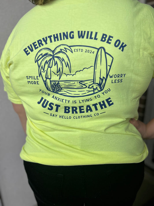 Just Breathe tee
