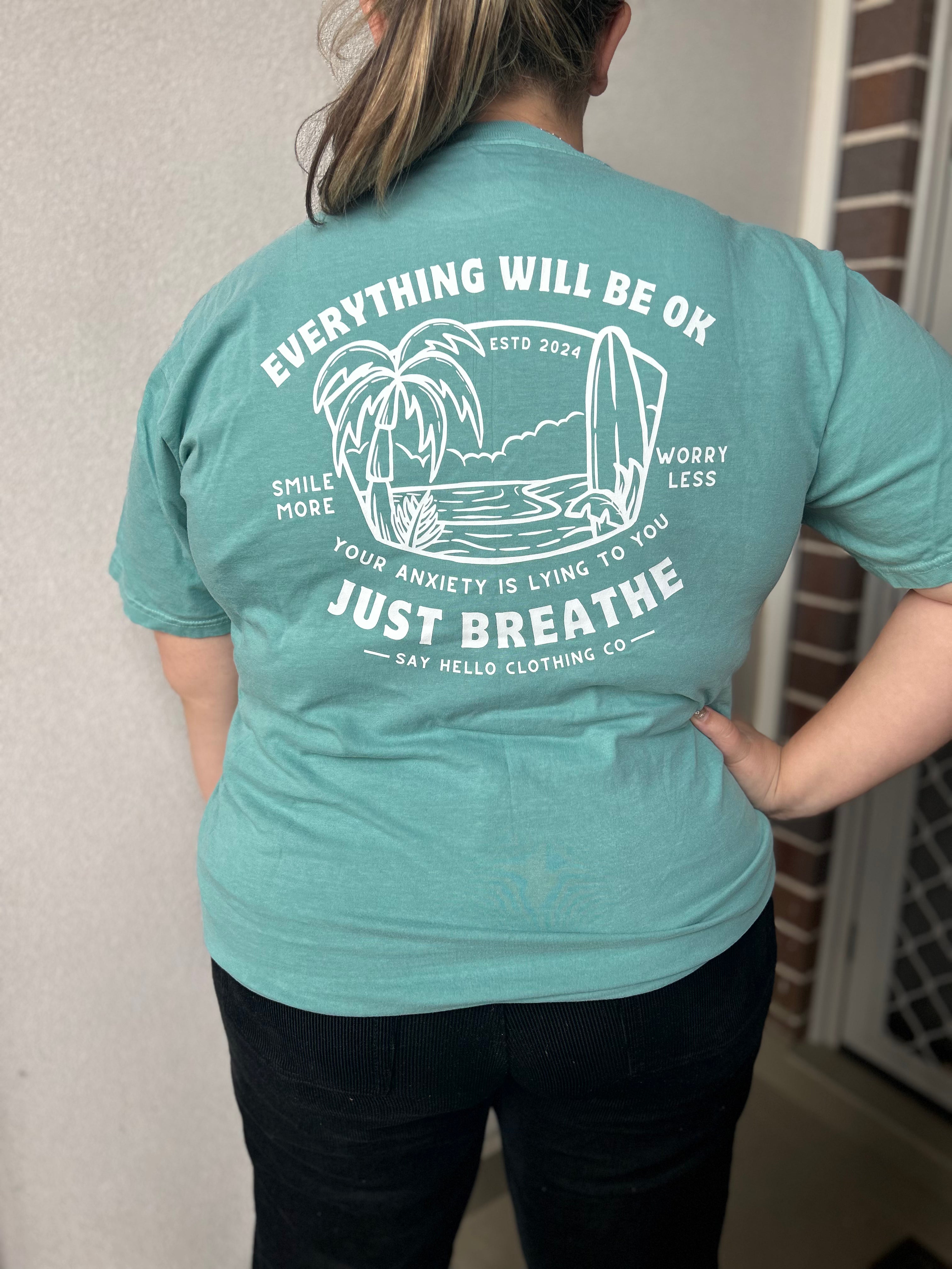 Just Breathe tee