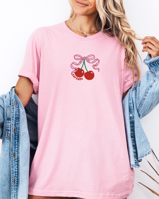 Say Hello Coquette Cherry Tee